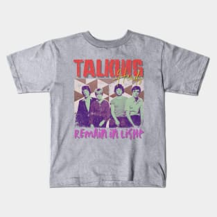 Talking Heads Vintage 1975 // Remain in Light Original Fan Design Artwork Kids T-Shirt